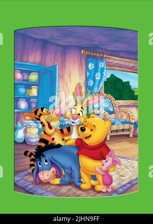 TIGGER, EEYORE, RABBIT, Pooh, Ferkel, WINNIE THE POOH, 2000 WINNIE Stockfoto