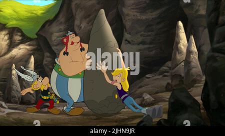 ASTERIX, OBELIX, GOUDURIX, Asterix und die Wikinger, 2006 Stockfoto