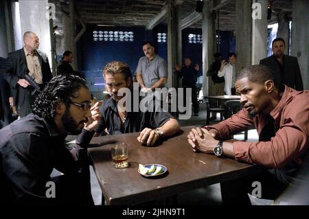 JOHN ORTIZ, COLIN FARRELL, Jamie Foxx, MIAMI VICE, 2006 Stockfoto