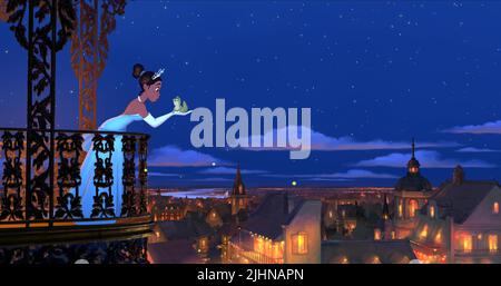 Prinzessin TIANA, FROSCH NAVEEN, DIE PRINZESSIN UND DER FROSCH, 2009 Stockfoto