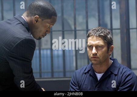 JAMIE FOXX, Gerard Butler, gesetzestreue Bürger, 2009 Stockfoto