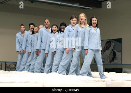 MICHELE, AGRON, SALLING, RILEY, COLFER, USHKOWITZ, TALTON, MORRIS, JR., RIVERA, GLEE, 2009 Stockfoto