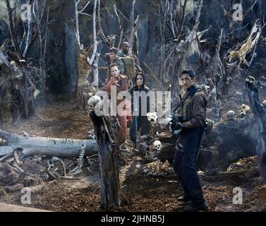 WALTON GOGGINS, Oleg TAKTAROV, MAHERSHALA ALI, TOPHER GRACE, Alice Braga, Adrien Brody, Räuber, 2010 Stockfoto