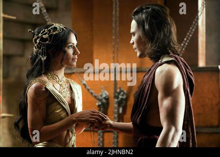 LYNN COLLINS, Taylor Kitsch, John Carter, 2012 Stockfoto