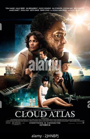 WHISHAW,BERRY,GRANT,BAE,HANKS,SARANDON,BROADBENT,POSTER, CLOUD ATLAS, 2012 Stockfoto