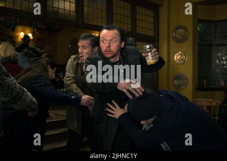 PADDY CONSIDINE, Simon Pegg, ENDE DER WELT, 2013 Stockfoto