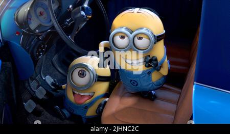 MINONS, DESPICABLE ME2, 2013 Stockfoto