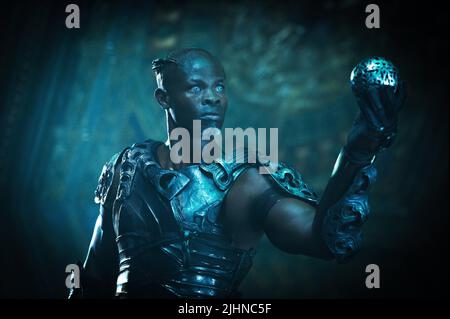 DJIMON HOUNSOU, WÄCHTER DER GALAXIS, 2014 Stockfoto