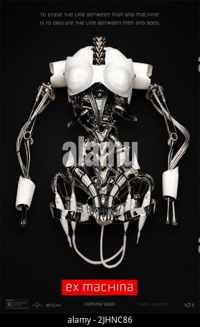 FILMPOSTER, EX MACHINA, 2014 Stockfoto