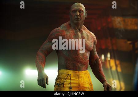 DAVE BAUTISTA, WÄCHTER DER GALAXIE, 2014 Stockfoto