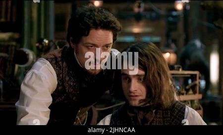 JAMES MCAVOY, DANIEL RADCLIFFE, Victor Frankenstein, 2015 Stockfoto