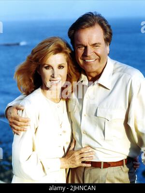 STEFANIE POWERS, Robert Wagner, hart auf hart, 1979 Stockfoto