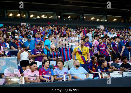 Fort Lauderdale, FL, USA. 19.. Juli 2022. Internationales Freundschaftsspiel zwischen Inter Miami CF und dem FC Barcelona im DRV Pink Stadium in Florida, USA. Kredit: Yaroslav Sabitov/YES Market Media/Alamy Live Nachrichten Stockfoto