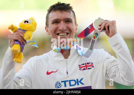 Am fünften Tag der Leichtathletik-Weltmeisterschaften im Hayward Field, University of Oregon in den Vereinigten Staaten. Bilddatum: Dienstag, 19. Juli 2022. Stockfoto