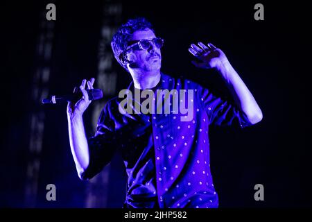 Milan, Italy, 19/07/2022, Willie Peyote tritt beim Milano Summer FestivalCredit: Marco Arici/ Alamy Live News auf Stockfoto