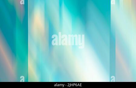 Moderner und trendiger abstrakter Hintergrund mit einem Farbverlauf, der in mehrere vertikale blaue Farblinien zerlegt ist - Stockdarstellung Stockfoto