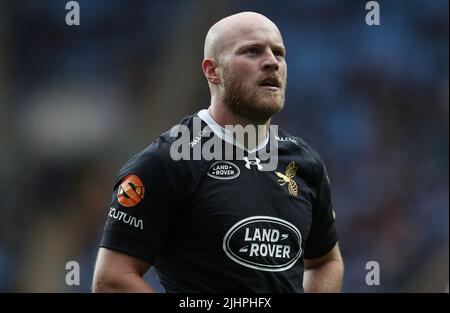 Aktenfoto vom 01-10-2017 von Wesps Joe Simpson. Sale hat den englischen, internationalen Scrum-Half Joe Simpson für einen kurzfristigen Deal unterzeichnet. Ausgabedatum: Mittwoch, 20. Juli 2022. Stockfoto