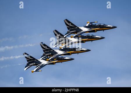 Koreanische Black Eagles Display-Team Stockfoto