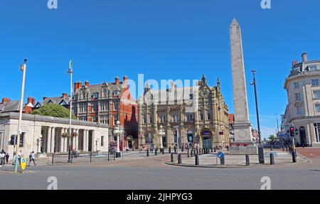 War Memorial, Lord Street, Southport, Merseyside, England, Großbritannien, PR9 0QG Stockfoto