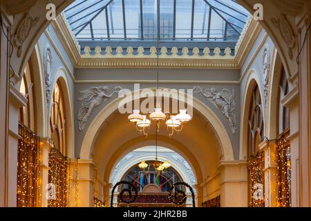 Frankreich, Region Ile de France, Paris 2. Arrondissement, Galerie Vivienne Stockfoto