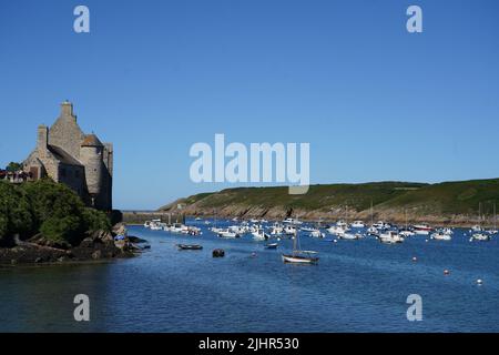 Frankreich, Bretagne (Bretagne), Nordspitze von Finistère, Pays d'Iroise, Le Conquet, Stockfoto