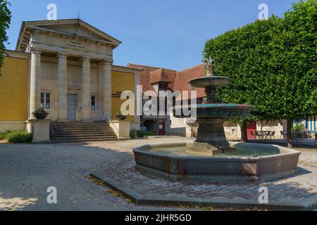 Frankreich, Normandie (Normandie), Calvados, Pont l'Evêque, Pays d'Auge, Stockfoto