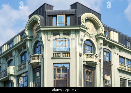 Frankreich, Region Grand Est, Marne, Reims, rue Cérès, Ehemaliges Palais de l'Industrie Stockfoto