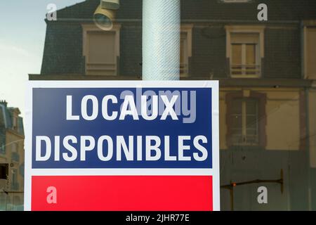 Frankreich, Region Grand Est, Marne, Reims, Räumlichkeiten verfügbar, Stockfoto