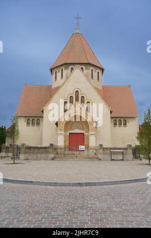 Frankreich, Region Grand Est, Marne, Reims, 6 Avenue de la Marne, Kirche Saint-Nicaise, Stockfoto