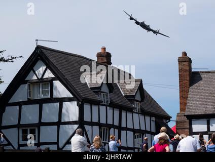 Avro Lancaster, Shelsley Walsh Classic Nostalgia, 16.. Juli 2022. Stockfoto