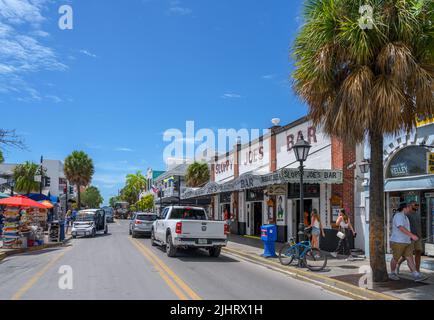 Sloppy Joe's Bar in der Duval Street, Key West, Florida Keys, Florida, USA Stockfoto