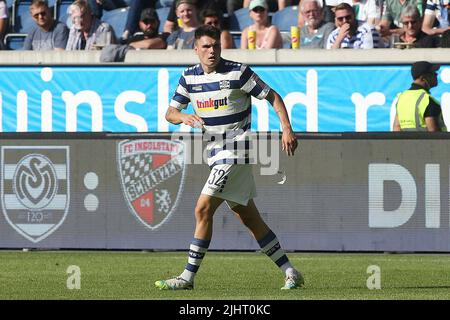 Duisburg, Deutschland. 17.. Juli 2022. firo : 17.. Juli 2022, Fußball, 1. Bundesliga, 1. Liga, Saison 2022/2023, Cup of Traditions, Athletic Bilbao - MSV Duisburg Niklas Kolle, Ganzzahl Credit: dpa/Alamy Live News Stockfoto