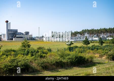 Lubmin, Deutschland. 20.. Juli 2022. Im Industriegebiet sind