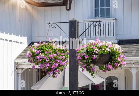 Landschaftlich reizvoller Urlaubsort Unionville Dorf und Altstadt in Markham Ontario. Stockfoto