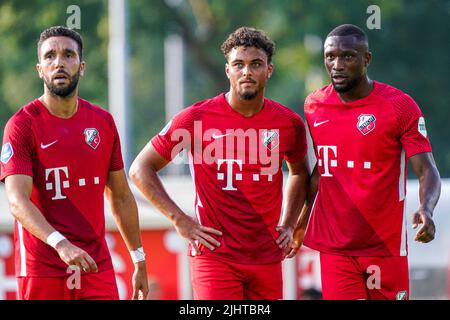 UTRECHT, NIEDERLANDE - 20. JULI: Ruben Kluivert vom FC Utrecht beim Freundschaftsspiel zwischen dem FC Utrecht und dem OFI Crete FC am 20. Juli 2022 im Sportcomplex Zoudenbalch in Utrecht, Niederlande (Foto: Jeroen Meuwsen/Orange Picts) Stockfoto