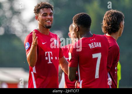 UTRECHT, NIEDERLANDE - 20. JULI: Ruben Kluivert vom FC Utrecht beim Freundschaftsspiel zwischen dem FC Utrecht und dem OFI Crete FC am 20. Juli 2022 im Sportcomplex Zoudenbalch in Utrecht, Niederlande (Foto: Jeroen Meuwsen/Orange Picts) Stockfoto