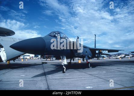 F-15 Eagle auf der MCAS Miramar Air Show Stockfoto