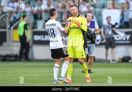 Warschau, Polen. 20.. Juli 2022. Artur Boruc während des Vorsaison-Freundschaftsspiels zwischen Legia Warsaw und Celtic Glasgow im Marschall Jozef Pilsudski Legia Warsaw Municipal Stadium am 20. Juli 2022 in Warschau, Polen. (Foto by PressFocus/SIPA USA)France OUT, Poland OUT Credit: SIPA USA/Alamy Live News Stockfoto