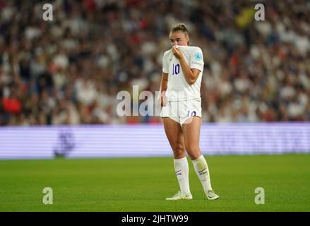 Der englische Georgia Stanway während des UEFA Women's Euro 2022 Quarter Finales im Brighton & Hove Community Stadium. Bilddatum: Mittwoch, 20. Juli 2022. Stockfoto