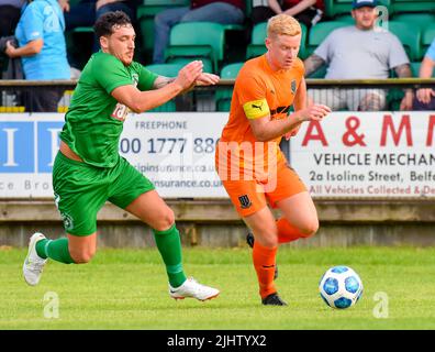 Dundela Vs Ballymena United (Vor Der Saison Freundlich) Wilgar Park, Belfast - 19/07/22 Stockfoto