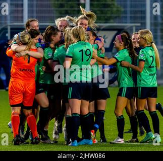 Linfield Ladies vs Sion Swifts Ladies (NIFL Women's League Cup) New Midgley Park, Belfast - 15/06/22 Stockfoto