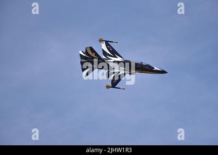 Republic of Korea Air Force Black Eagles treten beim Royal International Air Tattoo RAF Fairford 2022 auf Stockfoto