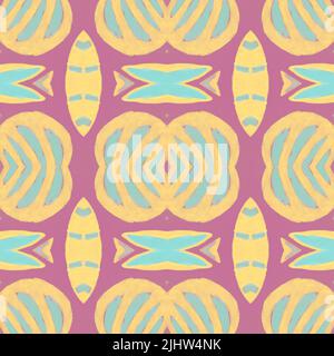 Nahtloser ethnischer Hintergrund. Geometrisches aztekenmuster. Stockfoto