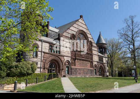 Princeton, University, 30. April 2022- Richardson Auditorium in der Alexander Hall ist ein historisches Auditorium mit 900 Sitzplätzen an der Princeton University in Princeton, Stockfoto