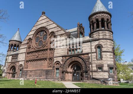 Princeton, University, 30. April 2022- Richardson Auditorium in der Alexander Hall ist ein historisches Auditorium mit 900 Sitzplätzen an der Princeton University in Princeton, Stockfoto