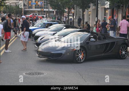 Pittsburgh Vintage Grand Prix 2022 Southside Waterworks Stockfoto