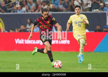 Houston, USA. 20.. Juli 2022. Bernardo von Manchester City während eines Freundschaftsspiel vor der Saison im NRG Stadium, Houston, TX, am Mittwoch, 20. Juli 2022. (Foto von Justin Hartojo/Sipa USA) Quelle: SIPA USA/Alamy Live News Stockfoto