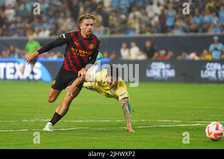 Houston, USA. 20.. Juli 2022. Jack Grealish von Manchester City bei einem Freundschaftsspiel vor der Saison im NRG Stadium, Houston, TX, am Mittwoch, 20. Juli 2022. (Foto von Justin Hartojo/Sipa USA) Quelle: SIPA USA/Alamy Live News Stockfoto