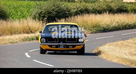 1973 6276 ccm Plymouth Barracuda 383 Stockfoto