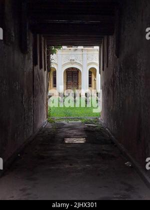 Chinesisch-portugiesische Architektur in Phuket, Thailand Stockfoto